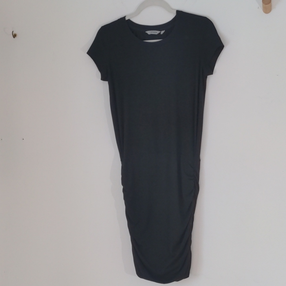 ATHLETA Topanga T-shirt Ruched Dress - Picture 2 of 7